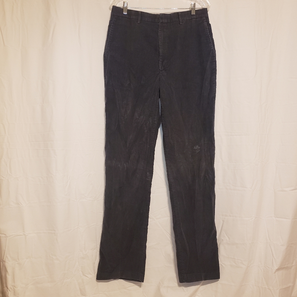 Haggar 34x34 Navy Blue Corduroy Pants